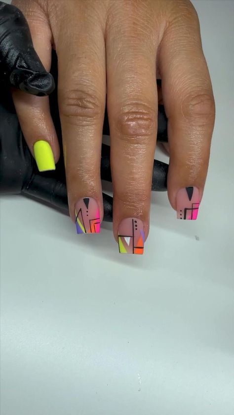 Design Ongles Courts, Summer Nails Art, Sassy Nails, Nails Art Designs, Work Nails, Dope Nail Designs, Short Square Acrylic Nails, Nail Art Designs Videos, Acrylic Nails Coffin Pink