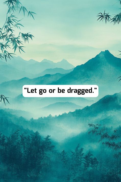 ‘Let go or be dragged.’ A Zen proverb reminding us to release control and find peace in the flow of life. Save this for a calming daily reminder. #ZenQuotes #Mindfulness #InnerPeace #DailyCalm #ZenWisdom Let Go Or Be Dragged, Zen Proverbs, Release Control, Daily Calm, Flow Of Life, Tiny Buddha, Zen Quotes, Find Peace, Mindfulness Quotes