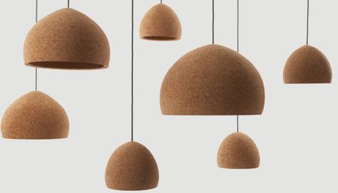 Float: Recycled Cork Lamps by Benjamin Hubert Cork Lighting, Luminaire Original, Scandinavian Lighting, Green Products, Green Lamp, Recycled Bottle, Bottle Corks, Green Lifestyle, Modern Light Fixtures