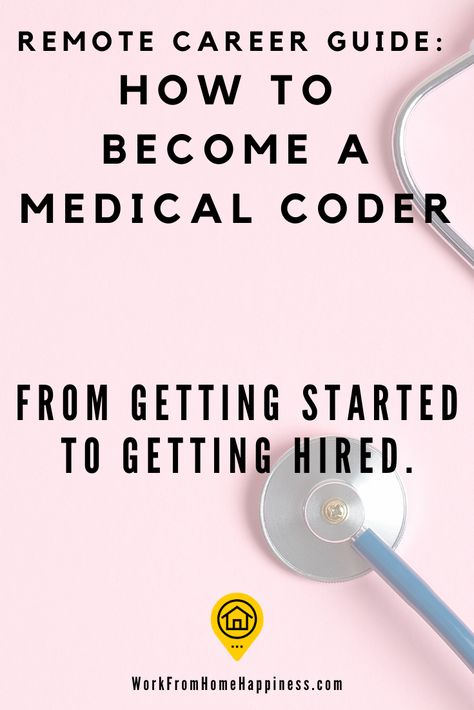 Looking for a remote-friendly career path? Learn how to become a medical coder. This job has lots of home-based options and can be learned in less than a year. Find out now what it takes to get started and get hired as a remote medical coder. Medical Biller And Coder, Medical Coding Cheat Sheet, Medical Coding Humor, Medical Coding Classes, Medical Coding Jobs, Job Search Motivation, Coding Jobs, Coding Humor, Medical Coder