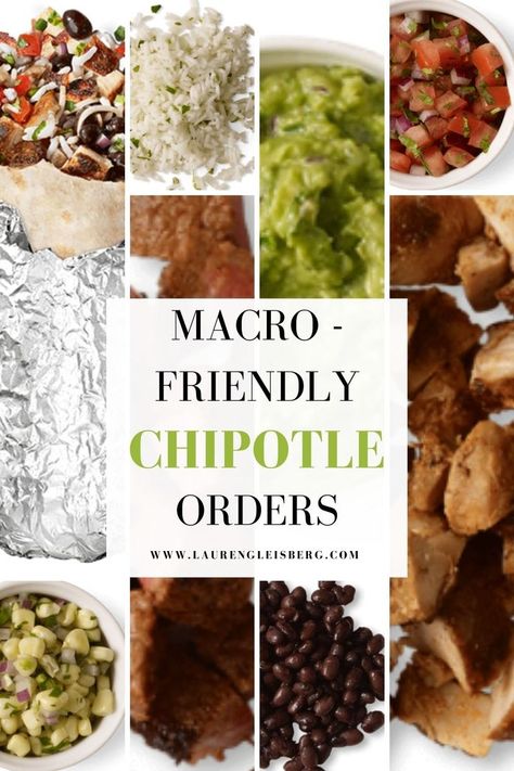 Macros Diet Recipes, Chipotle Order, Lauren Gleisberg, Autoimmune Recipes, Macro Nutrition, Fajita Vegetables, Macros Diet, Healthy Restaurant, Macro Friendly Recipes