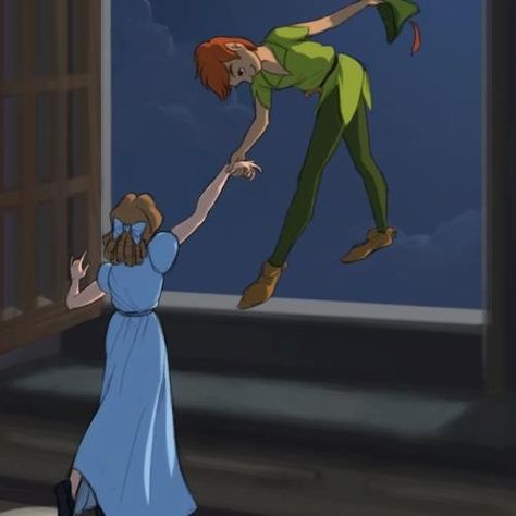 8tracks radio | Peter Pan & Wendy ... Peter Losing Wendy, Peter Pan Wallpaper, Wendy Peter Pan, Peter Pan Disney, Peter And Wendy, Images Disney, Quotes Disney, Old Disney, Disney Aesthetic