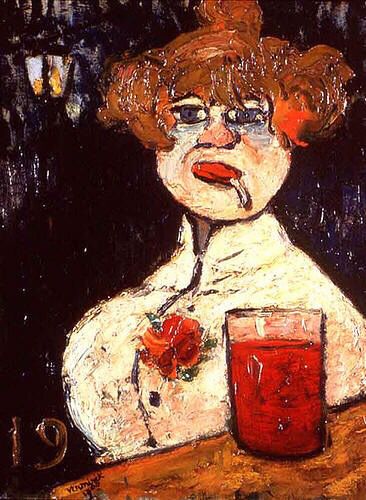 Sur Le Zinc - Maurice de Vlaminck Maurice De Vlaminck, Andre Derain, André Derain, Modern Art Movements, Raoul Dufy, Impressionist Artists, Fauvism, Paul Cezanne, Post Impressionism