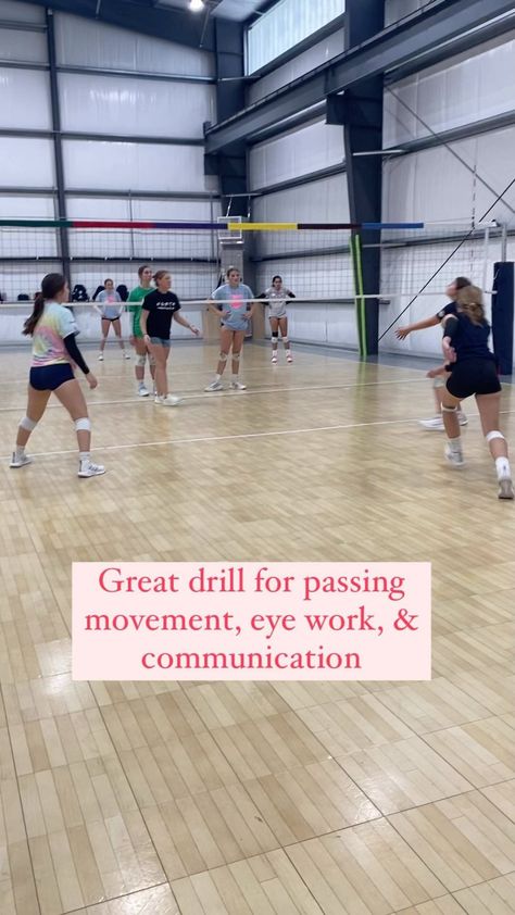 Volleyball Movement Drills, Volleyball Dive, Volleyball Passing, Volleyball Passing Drills, Volleyball Coaching, Passing Drills, Volleyball Clubs, Volleyball Workouts, Volleyball Training