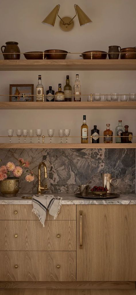 On The Ravine Everyday Aesthetic, Home Wet Bar, Kitchen Set Up, Design Home Office, Book House, Home Bar Designs, Kitchen Inspo, Dream House Interior, Kitchen Reno