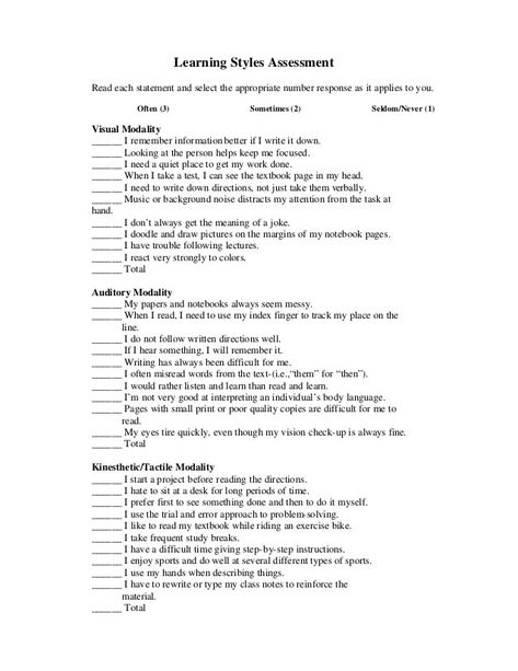 Learning Styles Survey, Learning Styles Activities, Learning Style Quiz, Learning Style Inventory, Teacher Questionnaire, Inventory Printable, Student Survey, All About Me Activities, Coloring Drawing