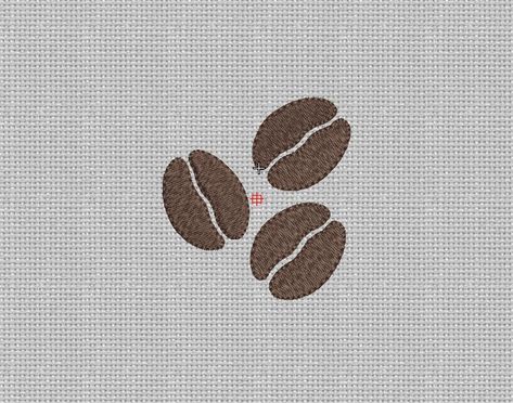 Coffee Bean Embroidery, Caffeine Embroidery, Coffee Hand Embroidery, Embroidery Coffee Patterns, Embroidered Coffee Cup, Coffee Cup Embroidery Patterns, Coffee Embroidery, Coffee Wedding, Design Coffee