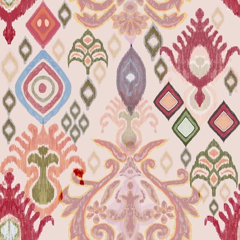 Ikkat Print, Indian Prints, Fabric Textures, Ikat Pattern, Work Inspiration, Print Fabric, Clay Crafts, Printing On Fabric, Projects To Try