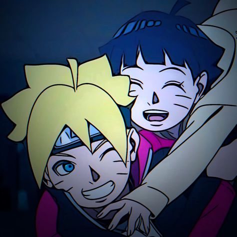 Himawari And Boruto, Boruto And Himawari, Boruto Himawari, Himawari Uzumaki, Naruto Akatsuki Funny, Akatsuki Funny, Uzumaki Family, Kushina Uzumaki, Uzumaki Boruto