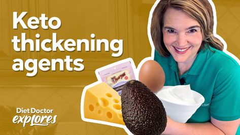 If you have a favorite family recipe that calls for flour or cornstarch as a thickening agent, we’re here to tell you that you can still make it — and maintain your low carb lifestyle. Recipes Without Flour, Mind Connection, How To Thicken Sauce, Keto Tips, Keto Diet Benefits, Keto Soup, Diet Doctor, Lchf Recipes, Keto Food List