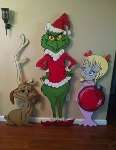 Grinch, Max & Cindy Lou Who, Christmas, yard art, grinchmas, whoville Grinch Decorations, Grinch Christmas Party, Whoville Christmas, Grinch Christmas Tree, Grinch Party, Grinch Christmas Decorations, Christmas Yard Art, Cindy Lou Who, Christmas Yard Decorations