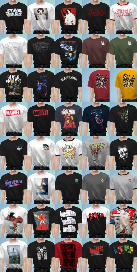 Sims 4 Cc Ultimate Collection Clothes, S4cc Shirts, Sims 4 Geek Clothes, Sims4 Boy Clothes, Sims 4 Mens Clothing Cc, Sims 4 Cc Marvel Clothes, Marvel Cc Sims 4, Sims 4 Cc Clothes Shirts, Sims 4 Maxis Match Clothes Male