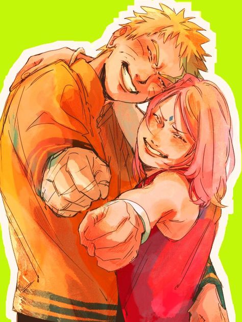 Sakura And Naruto, Naruto And Sakura, Naruto 6, Naruto Sakura, Naruto Team 7, Corak Bunga, Naruto Teams, Naruko Uzumaki, Naruto Uzumaki Art