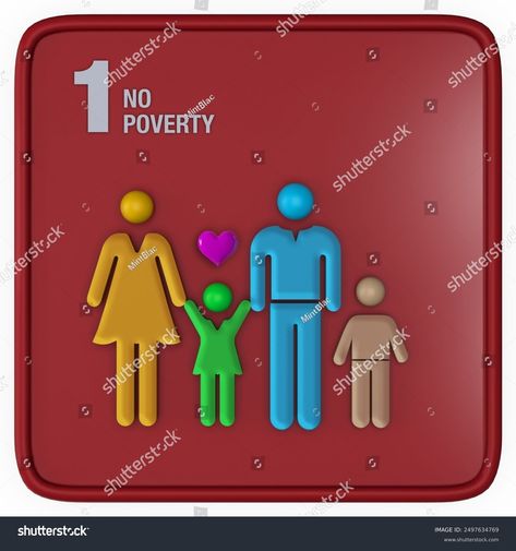 No Poverty 3d Icon Where Happy Stock Illustration 2497634769 | Shutterstock No Poverty, Sustainable Development Goals, 3d Icons, 3d Objects, Image Illustration, Stock Illustration, Royalty Free Stock Photos, Every Day, Stock Images