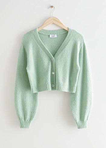 Pastel Cardigan, Mint Cardigan, Cropped Knit Cardigan, Knitted Cardigans, Spring Cardigans, Straight Clothes, Cardigan Crop, Green Cardigan, Fashion Story