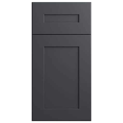 Black kitchen cabinets add drama and sophistication to your space Kitchen Cabinets Lowes, Onyx Kitchen, Vanity Drawer, Painted Plywood, Cabinet Molding, Cabinet Vanity, Plywood Kitchen, Kitchen Base Cabinets, Plywood Walls