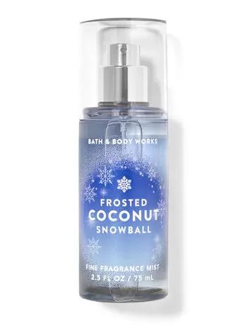 Frosted Coconut Snowball Travel Size Fine Fragrance Mist | Bath & Body Works Frosted Coconut Snowball, Coconut Snowballs, Coconut Bath, Bath And Body Works Perfume, Fine Fragrance Mist, Fragrance Mist, Body Mist, Fragrance Notes, Bath Body Works