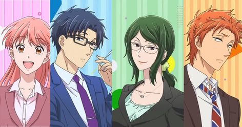 Wotakoi Wallpaper Pc, Google Backgrounds, Wotakoi Love Is Hard For Otaku, Love Is Hard, Romance Anime, Note Writing Paper, Twitter Header Aesthetic, Anime Poster, Hard To Love