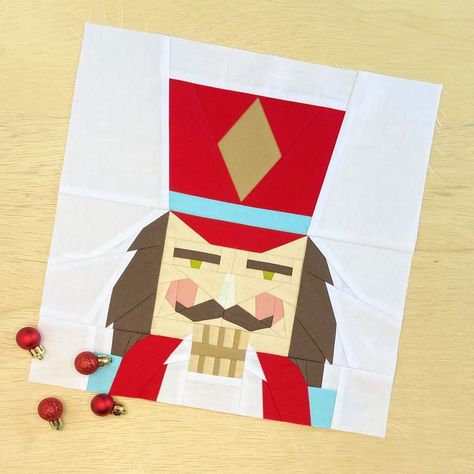 Tomte Studio (@tomte.studio) posted on Instagram • Dec 1, 2021 at 2:57pm UTC Nutcracker Quilt, Quilt By Hand, Fpp Quilt, Christmas Quilt Blocks, Quilt Blocks Easy, Foundation Paper Piecing Patterns, Christmas Quilt Patterns, Quilt Block Patterns Free, Quilt Block Pattern