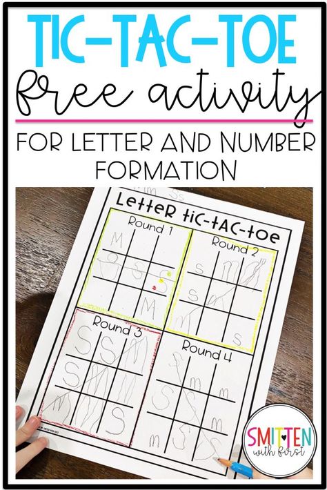 Click here to download this free letter and number formation activity for preschool, prek, kindergarten, or even 1st grade. This game is great for literacy stations, centers, or homework practice. Handwriting Centers Kindergarten, Letter Writing Activities Kindergarten, Handwriting Stations Kindergarten, Fun Letter Formation Activities, Letter Formation Activities Kindergarten, Handwriting Activities 1st Grade, Letter Writing Practice Kindergarten, Letter Intervention Kindergarten, No Prep Kindergarten Centers