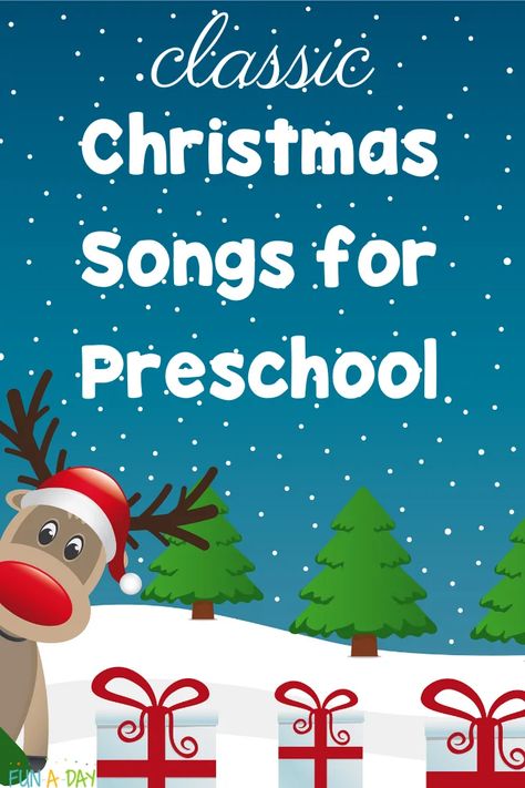 Preschool Christmas Program Songs, Fun Christmas Songs, Christmas Songs For Toddlers, Christmas Plays For Kids, Preschool Christmas Songs, Songs For Preschool, Christian Christmas Songs, Christmas Concert Ideas, Christmas Lesson Plan