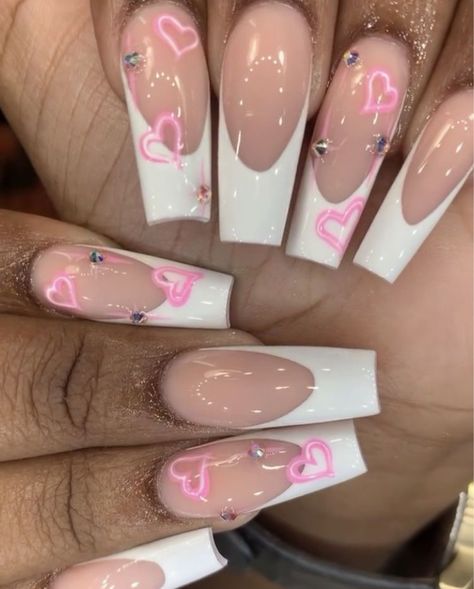 Cute Acrylic Nail Designs, Long Acrylic Nails Coffin, Acrylic Nails Coffin Pink, Long Square Acrylic Nails, Bling Acrylic Nails, Acrylic Nails Coffin Short, Pedicure Nail Art, Pink Acrylic Nails, Acrylic Nails Coffin