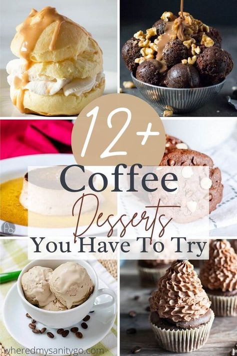 Coffee Flavored Dessert Recipes, Easy Coffee Dessert Recipes, Coffee Flavored Desserts, Coffee Desserts Easy, Coffee Desserts, Coffee Gelato Recipe, Instant Coffee Dessert Recipes, Gelato Recipe, Quick Dessert Recipes