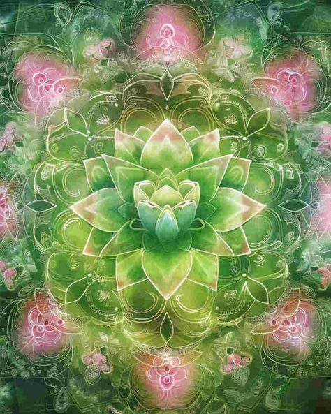 Mandala of heart chakra💚｜original spiritual artwork 🧚🏻original AI art combine with spirituality 👉commercial use unavailable #mandaladrawing #healingart #spiritualart #spiritualawakenings #spiritualhealing #arthealing #aiartist Heart Chakra Aesthetic, Mandela Aesthetic, Chakra Art Mandala, Heart Chakra Art, Green Heart Chakra, Tarot Ideas, Heart Mandala, Chakra Art, Spiritual Artwork