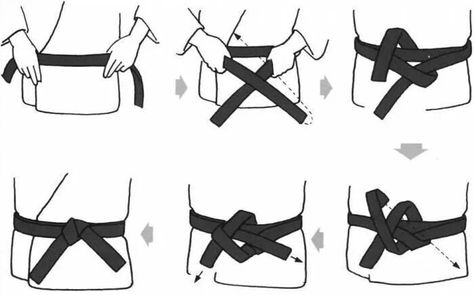 How to tie a belt How To Tie A Belt, Belts Aesthetic, Taekwondo Belts, Karate Club, Jiu Jitsu Belts, Judo Karate, Jiu Jitsu Techniques, Karate Belt, Tae Kwon Do