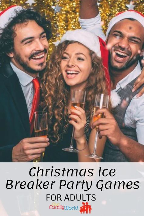 Company Christmas Party Games, Ideas For Party Games, Ice Breaker Games For Adults, Ice Breaker Game, Christmas Party Games For Adults, Backyard Party Games, Toddler Party Games, Party Games For Adults, Funny Party Games