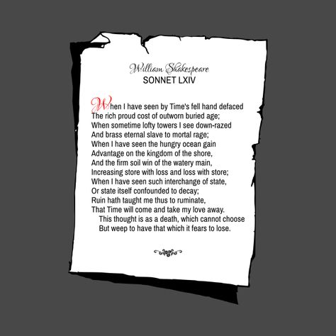 Check out this awesome 'William+Shakespeare%27s+Sonnet+64' design on @TeePublic! William Shakespeare Sonnets, Shakespeare Sonnets, Cool Notebooks, William Shakespeare, Classic Literature, Book Lovers Gifts, Kids Magnets, Case Stickers, Phone Case Stickers