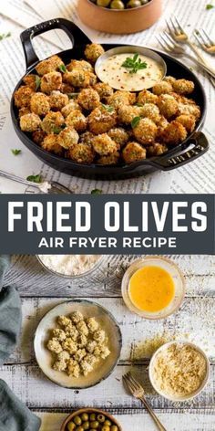 Fried Olives, Party Food Easy Appetizers, Cheese Night, Stuffed Olives, Easter Food Appetizers, Easter Appetizers, Olive Recipes, Air Fryer Recipe, Air Fryer Oven Recipes