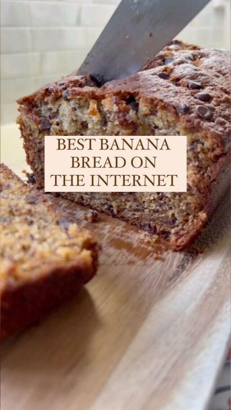 One Bowl Banana Bread {Light & Fluffy!) by Life Is But A Dish One Pot Banana Bread, Light Fluffy Banana Bread, Banana Bread Recipe One Bowl, Easy One Bowl Banana Bread, Banana Bread Fluffy, One Bowl Banana Bread Recipe, 1 Bowl Banana Bread, Banana Bread Recipe Fluffy, Banana Bread One Bowl