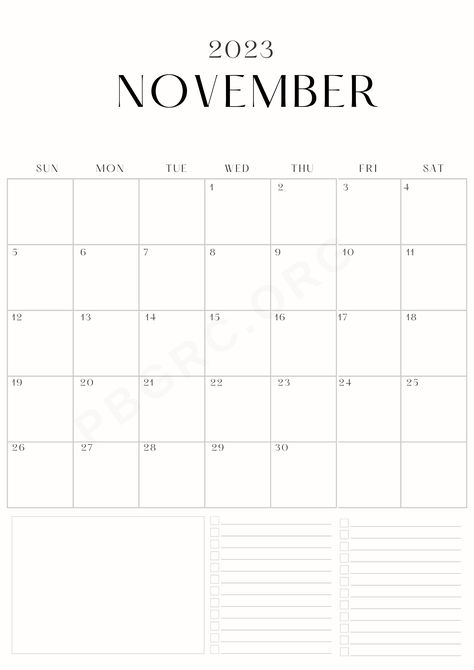 Printable November 2023 Calendar Templates One Page Calendar 2023, November Month Calendar 2023, November 2023 Calendar Printable, Coleus Tree, November Calendar 2023, November Printable Calendar, November 2023 Calendar, Printable Meal Planner Monthly, November Goals