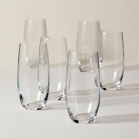 Ideal for enjoying cocktails on the rocks and mixed drinks, the Tuscany Classics Large Tumbler Set is crafted of durable and elegant non-lead European crystal. This set is break-resistant and dishwasher-safe for added convenience. The best part? Get six glasses for the price of four! Clear Drinking Glasses, Neutrogena Makeup, Happy Hour Drinks, Alice And Wonderland Quotes, Engraved Crystal, On The Rocks, Glassware Set, Drinking Glass, Flatware Set