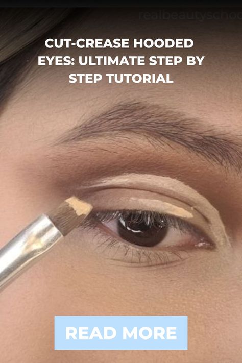 Learn how to do a soft glam cut crease for hooded eyes with this super easy tutorial! Step-by-step instructions, tips, and tricks to lift and open your hooded eyelids. Enhance your makeup skills with cut crease techniques for hooded and deep set eyes. #CutCreaseHoodedEyes #HowToCutTheCrease #HoodedEyesEyeshadowTutorial #CutCreaseForHoodedEyelids #SoftGlamMakeup Cut Crease Hooded Eyes, Makeup For Hooded Eyelids, Hooded Eyes Tutorial, Eyeshadow Crease, Bronze Makeup Look, Hooded Eye Makeup Tutorial, Hooded Eyelids, Cut Crease Eyeshadow, Makeup Skills