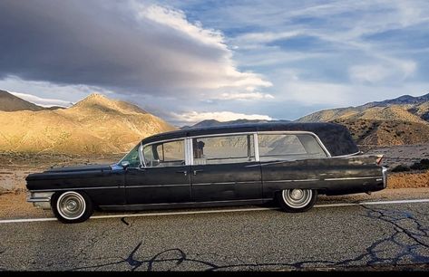 #1963 #Cadillac #hearse #Cadillachearse #deadski #gothicride #coffindragger #lastride #deadsled #1963cadillac #morticiasride #Hesperia #California Hesperia California, Last Ride, Sled, Cadillac, Skiing, Bmw Car, Bmw, California, Vehicles