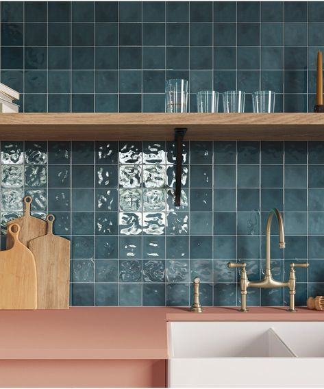 Kitchen Wall Tiles | Super Sale on Now | Topps Tiles Teal Kitchen Tiles, Sage Tile, Kitchen Terrazzo, Teal Tiles, Grey Tile Pattern, Color Tile Backsplash, Kitchen 2025, Kitchen Wall Tile, Wet Room Tiles