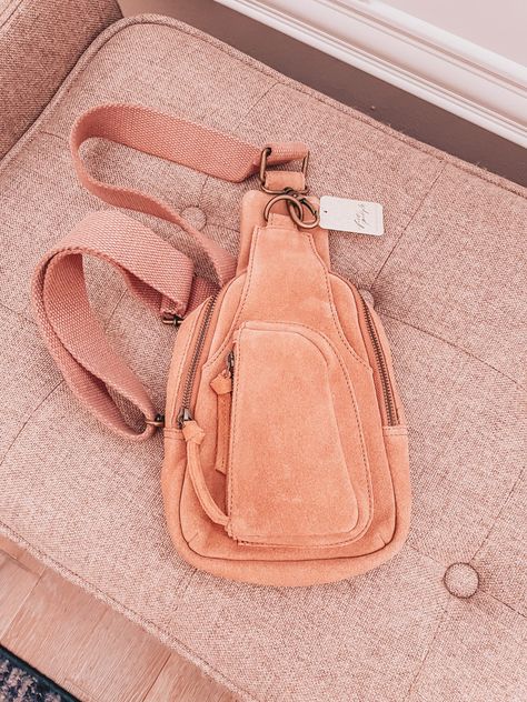 Free People Hudson Sling Bag, Best Crossbody Bags for $78 Hudson Sling Bag, Pirates Gold, Best Crossbody Bags, Suede Bag, Ootd Inspo, Crossbody Bags For Women, Free People Clothing, Summer Favorites, Women Best