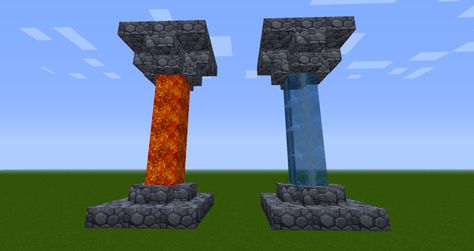 Minecraft Pillar, Minecraft Pillar Designs, Minecraft Statues, Minecraft Decoration, Minecraft Structures, Minecraft Interior Design, Pillar Design, Cool Minecraft Houses, Minecraft City