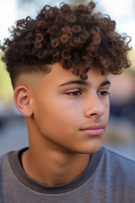 Boys Hairstyles Curly Hair, Teen Boy Haircuts Curly Hair, Teen Boys Haircut Trendy 2024, Curly Boy Hair Styles, Curly Hair Boys Haircut, Biracial Boys Haircut, Teen Boy Curly Haircut, Mixed Boys Haircut Curly Hair, Curly Boys Haircuts