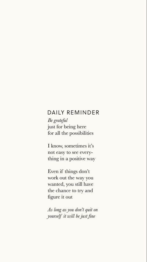 Daily Reminder Aesthetic, Habit Aesthetic, Daily Reminder Quotes, Phone Wallpaper Quotes, Daily Positive Affirmations, Vision Board Inspiration, Reminder Quotes, Uplifting Quotes, Empowering Quotes