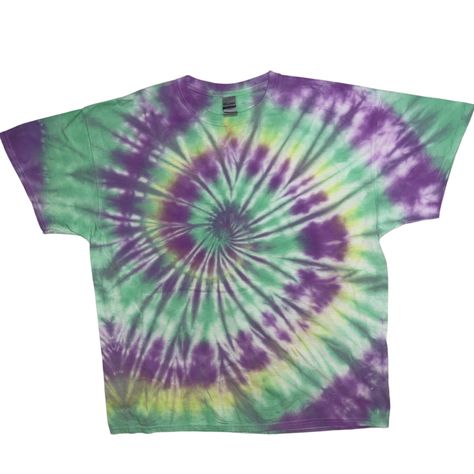 Tie Dye Shirt Adult Medium Green Purple Yellow Black And White Tees, Black Scrubs, King Shirt, Mesh Shirt, Purple Shorts, Camp Shirt, Tie Dye Shirt, Dye Shirt, Mens Tee Shirts