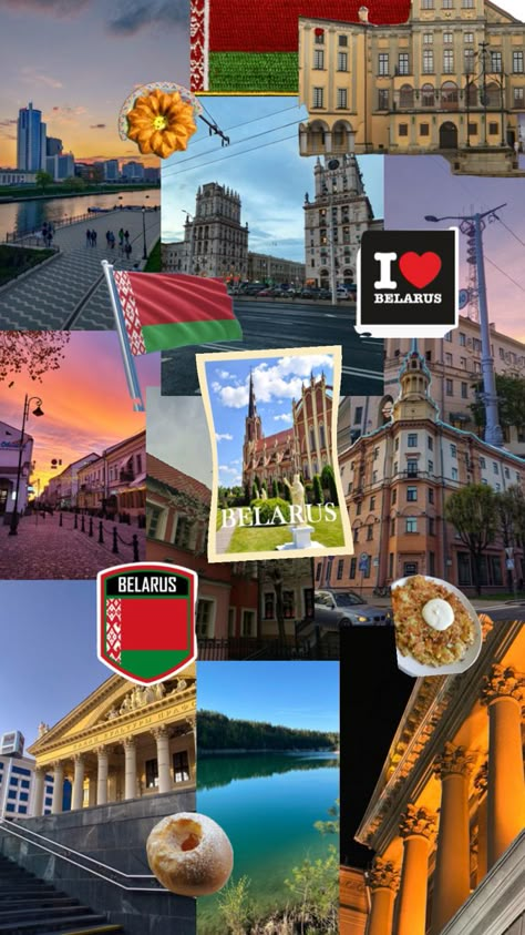 Belarus Aesthetic, Aesthetic Country, Travelling Abroad, Travel Collage, Europe Tour, Travel Inspiration Destinations, Traveling The World, Minsk, Aesthetic Collage