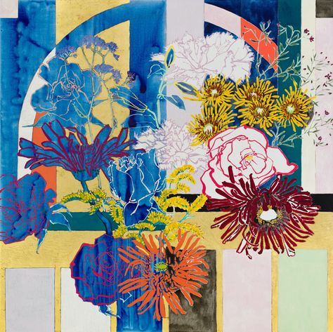 Search Robert Kushner, Bouquet Basket, Yellena James, Large Bouquet, Denver Art Museum, Institute Of Contemporary Art, 수채화 그림, National Gallery Of Art, Arte Floral