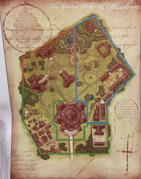 The Grand Lodge of Pathfinder Hotel Plans, Pathfinder Maps, Grand Estate, Fantasy City Map, Detail Arsitektur, Building Map, Sims Builds, Tabletop Rpg Maps, Desain Lanskap