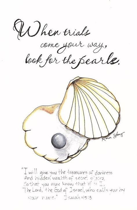 Isaiah 45:3 Pearls Quotes, Pearl Quotes, Inspirational Sayings, Secret Places, Love The Lord, Gods Promises, Bible Art, Spiritual Inspiration, The Pearl