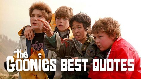 Goonies Quotes, Sean Astin, Goonies 1985, Goonies Never Say Die, Corey Feldman, Patience Quotes, Gambling Machines, Josh Brolin, The Goonies