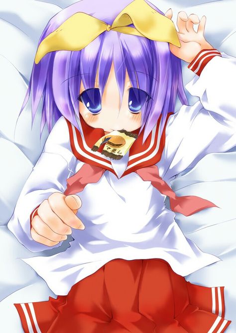 Lucky Star Poster, Tsukasa Lucky Star, Star Poster, 2000s Art, Funny Profile, Living Dead, Funny Profile Pictures, Lucky Star, Profile Picture