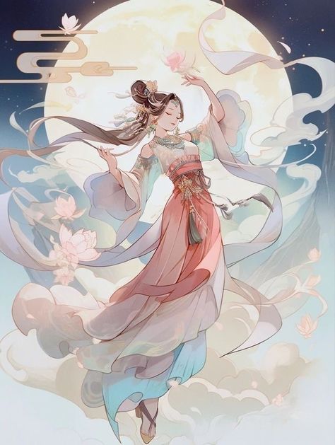 Buddhist Art Drawing, Persona Anime, Chinese Illustration, Chinese Art Painting, Blossoms Art, China Art, Princess Art, Chinese Traditional, Painting Art Projects